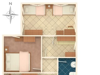 Apartment Seget Vranjica Grundriss 12