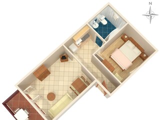 Apartment Jadranovo Ausstattung 14