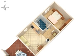 Apartment Jadranovo Ausstattung 11
