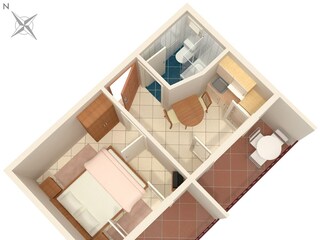 Apartment Stanici Ausstattung 7