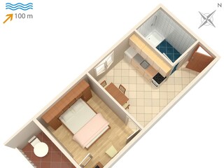Apartment Postira Ausstattung 15