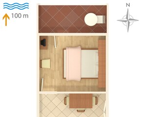 Apartment Postira Ausstattung 17
