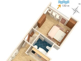 Apartment Mali Losinj Ausstattung 1