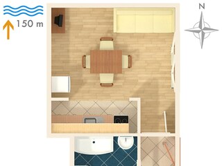 Apartment Mali Losinj Ausstattung 21