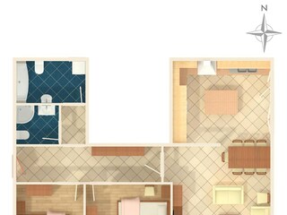 Apartment Duće Ausstattung 2