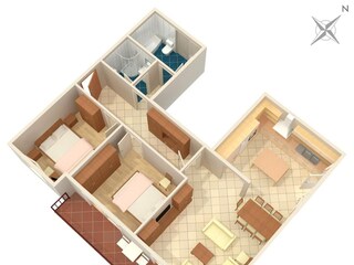 Apartment Duće Ausstattung 22
