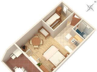 Apartment Jesenice bei Dugi Rat Features 13