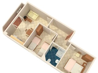 Apartment Seget Vranjica Floor Plan 8
