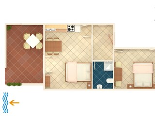 Apartment Mandre Features 17