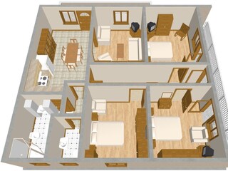 Apartment Brodarica Grundriss 21