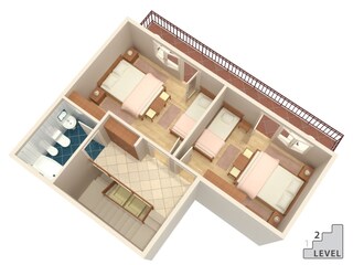 Apartment Marina in Kroatien Grundriss 17