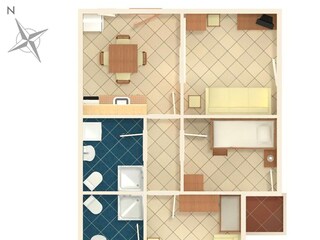 Apartment Košljun Ausstattung 4