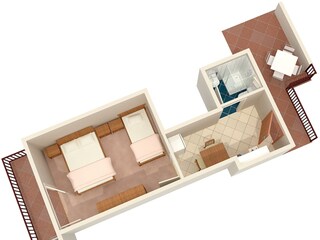 Apartment Podaca Ausstattung 14