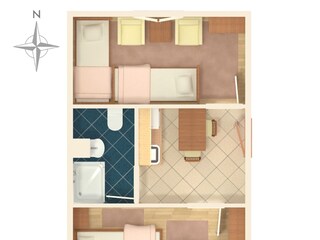 Apartment Podaca Ausstattung 3