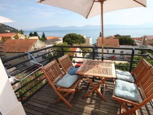 Two bedroom apartment with balcony and sea view Gradac, Makarska (A-6661-b) - Gradac - image1