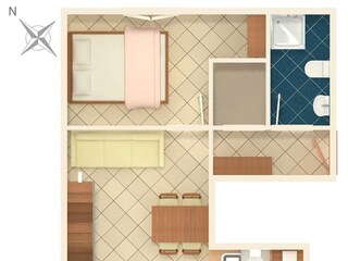 Apartment Gradac Grundriss 12