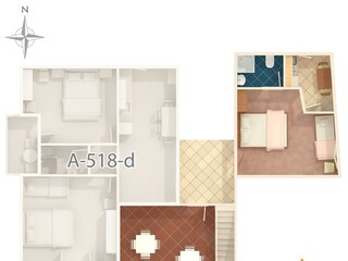 Apartment Podgora Floor Plan 5
