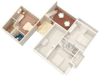 Apartment Podgora Grundriss 3