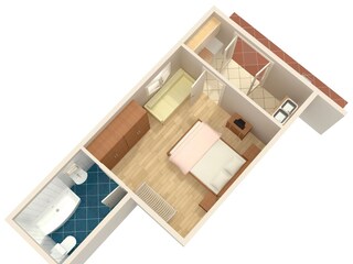 Apartment Jelsa Grundriss 5