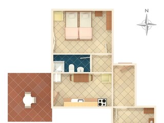 Apartment Sali Grundriss 9
