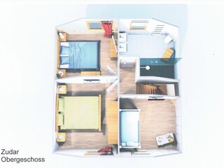 Maison de vacances Zudar Plan d'étage 36