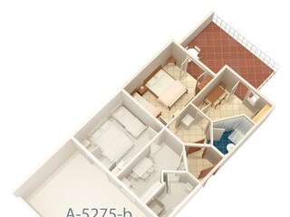 Apartment Dugi Rat Grundriss 11