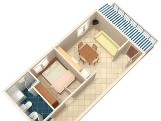Apartment Okrug Gornji Ausstattung 19