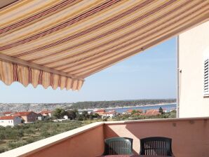 Two bedroom apartment with terrace and sea view Barbat, Rab (A-5070-b) - Banjol - image1