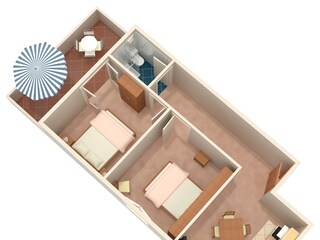 Apartment Banjol Grundriss 5