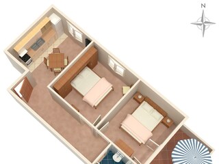 Apartment Banjol Floor Plan 2