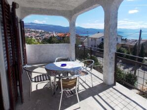 Two bedroom apartment with terrace and sea view Novi Vinodolski (A-5600-b) - Novi Vinodolski - image1