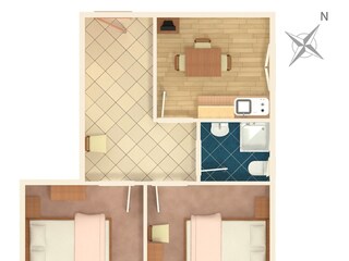 Apartment Novi Vinodolski Ausstattung 9