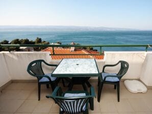 One bedroom apartment with terrace and sea view Balića Rat, Omiš (A-4868-a) - Omiš - image1
