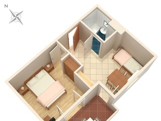 Apartment Omiš Ausstattung 11