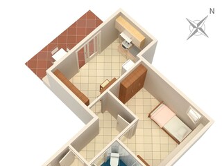 Apartment Supetarska Draga Ausstattung 12
