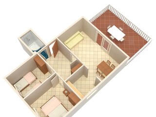 Apartment Povljana Ausstattung 31