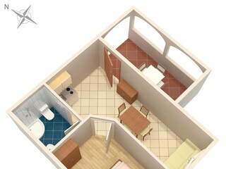 Apartment Povljana Ausstattung 8