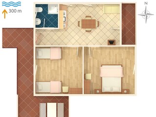 Apartment Sutivan Ausstattung 19