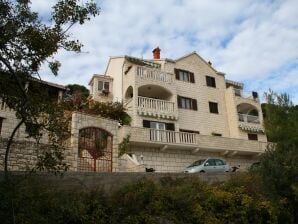 One bedroom apartment with terrace and sea view Postira, Brač (A-700-a) - Postira - image1