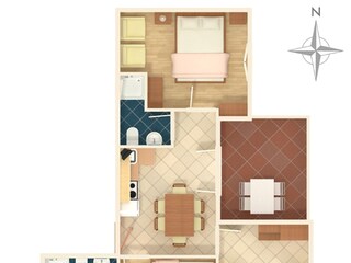 Apartment Kampor Ausstattung 3