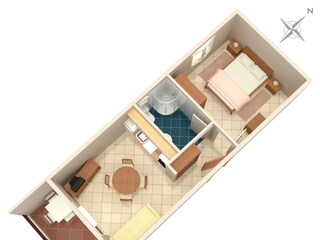 Apartment Vinisce Ausstattung 5