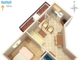Apartment Tkon Ausstattung 5