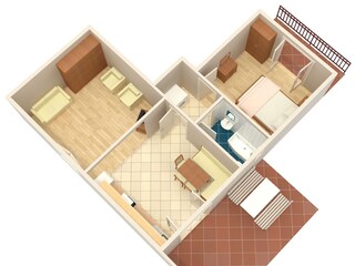 Apartment Orebic Floor Plan 22