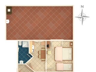 Apartment Dugi Rat Grundriss 9