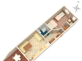 Apartment Mandre Ausstattung 13