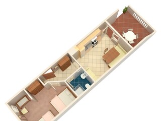 Apartment Mandre Ausstattung 14