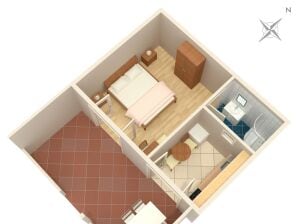 One bedroom apartment with terrace Stari Grad, Hvar (A-5724-b) - Stari Grad - image1