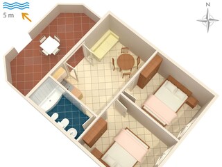 Apartment Kozarica Ausstattung 12