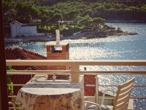 One bedroom apartment with balcony and sea view Povlja, Brač (A-14399-d) - Povlja - image1