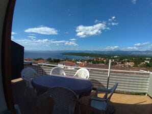 Two bedroom apartment with terrace and sea view Njivice, Krk (A-15904-b) - Njivice - image1